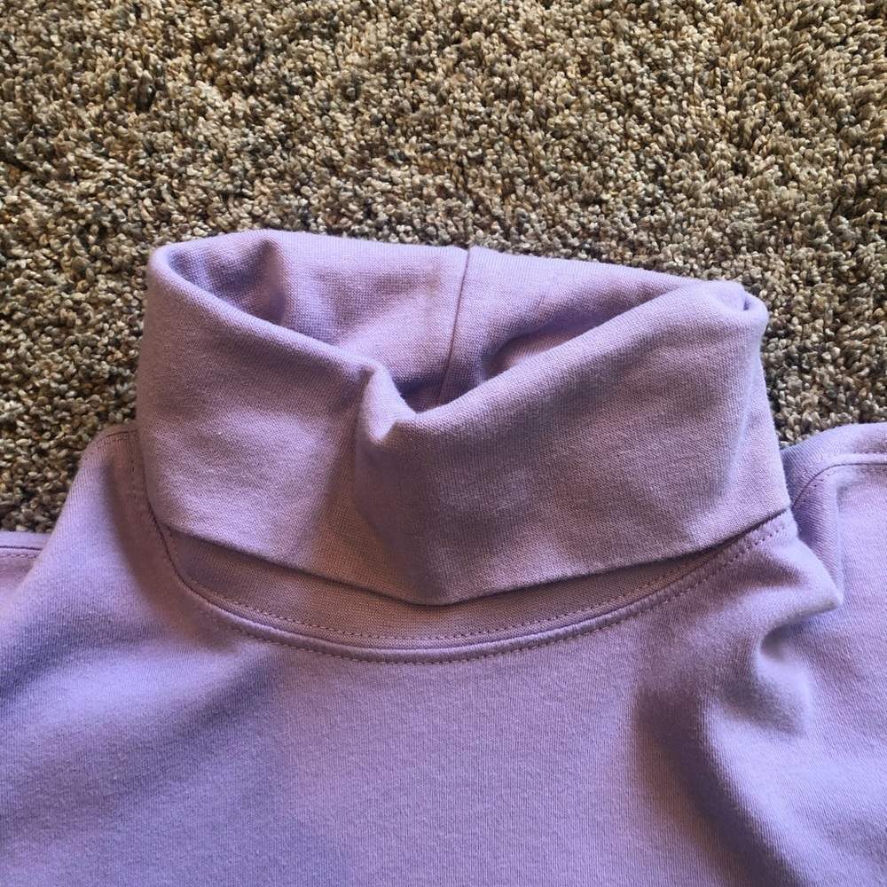 Talbots Lilac Turtleneck Top (Petite)